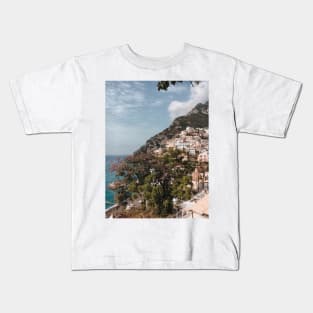 Positano, Amalfi Coast, Italy - Travel Photography Kids T-Shirt